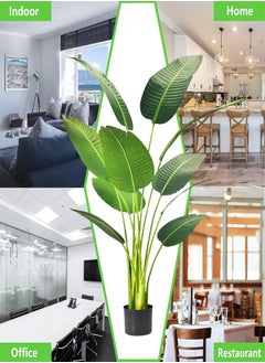Zvezvia Artificial bird of paradise plant artificial banana tree 160CM  - Image 3