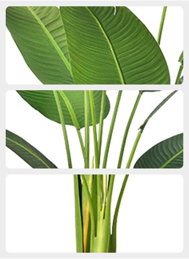 Zvezvia - Artificial bird of paradise plant artificial banana tree 160CM - Image 1