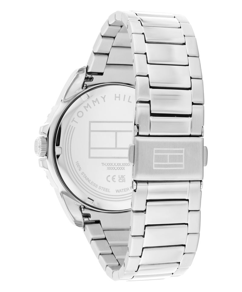 TOMMY HILFIGER Round Analog Men'S Stainless Steel And Black Aluminum Case  Watch - Image 2