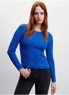 Openwork Knitted Sweater
