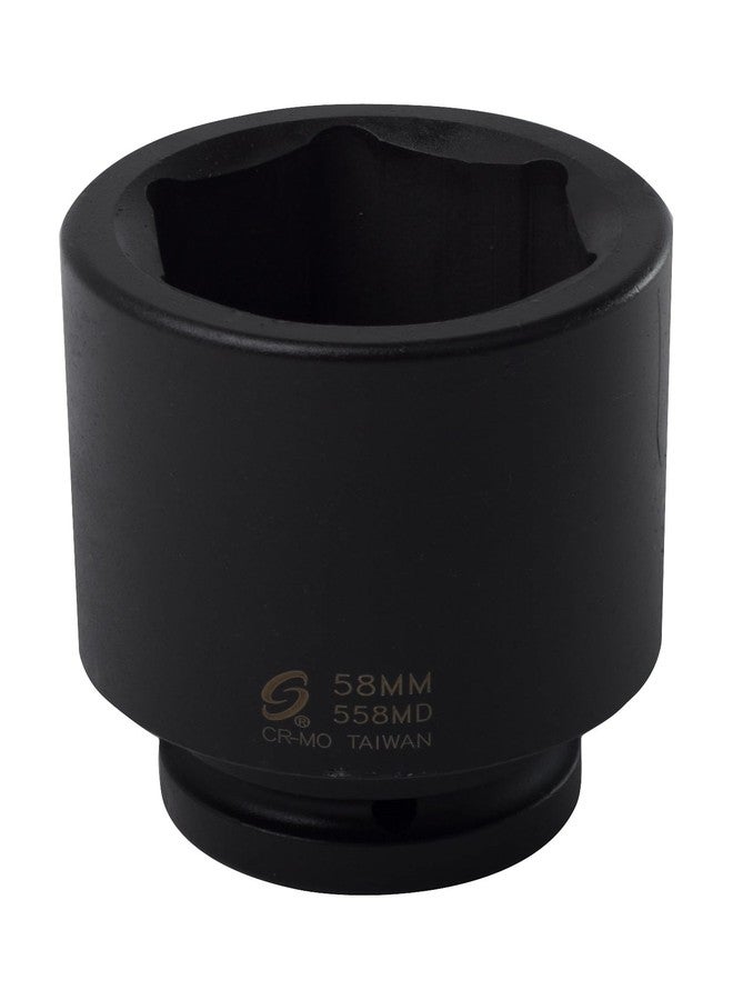 Sunex Tools - SOC 58MM 1D IMP 6PT BLK - Image 1