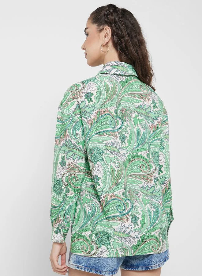 Ginger Paisley Printed Shirt