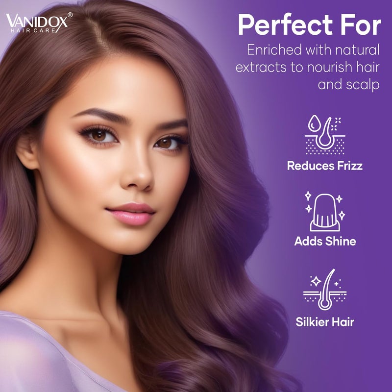 VANIDOX Tea Tree Oil Shampoo with Lavender & Mint | DHT Blocker Blend | Gently Cleanses Scalp, Helps Remove Buildup & Flakes | For Men & Women | Made in USA | 16 fl oz - Image 5