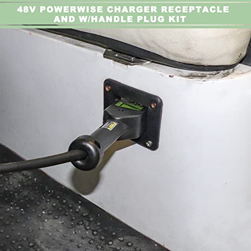 Panglong EZGO 48V Powerwise Charger Plug Dc Rectangular Style Plug Handle for Golf Cart -73051G20 - Image 3
