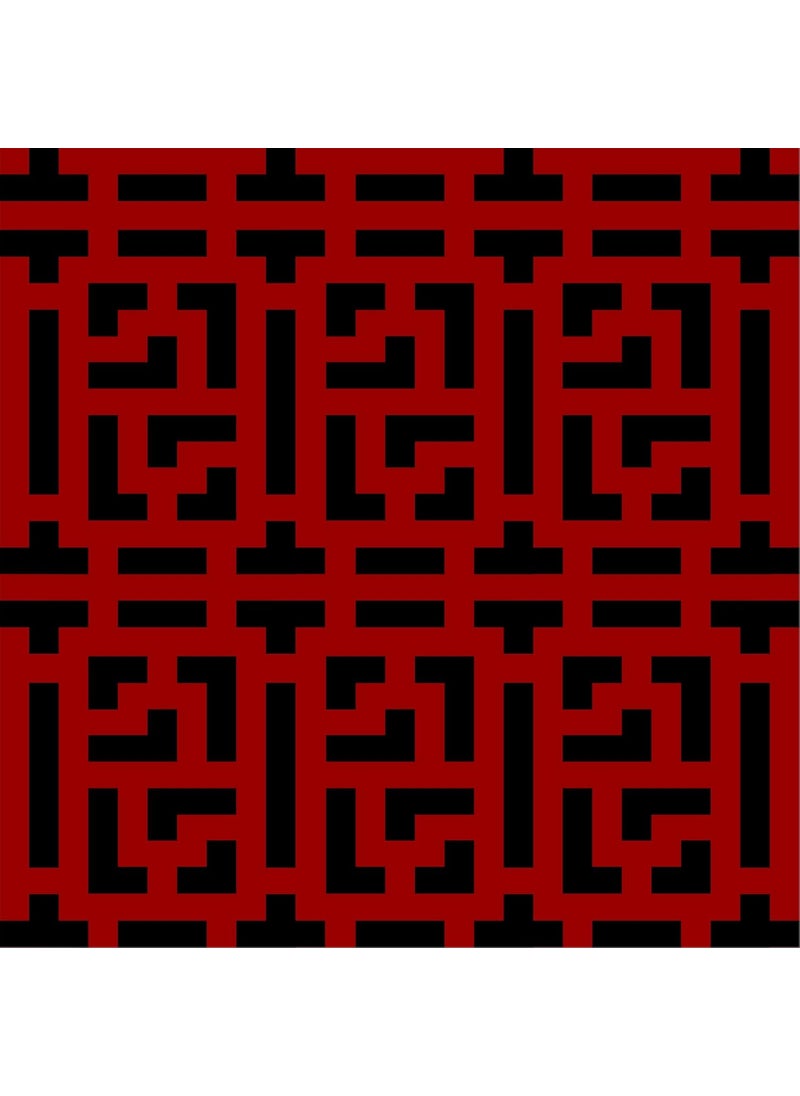 Usnyabni Chinese Lattice Stencil, 6.5 x 6.5 inch (S) - Asian Trellis Wallpaper Stencils by CRAFT KREATIVELY  - Image 5