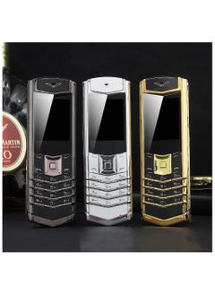 Hope Unlocked Luxury Mini Phone - Dialer Keypad Cell Phone for Seniors with Leather Back Cover, GSM Compatible - Wholesale Available - Silver  - Image 4