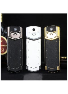 Hope Unlocked Luxury Mini Phone - Dialer Keypad Cell Phone for Seniors with Leather Back Cover, GSM Compatible - Wholesale Available - Silver  - Image 5