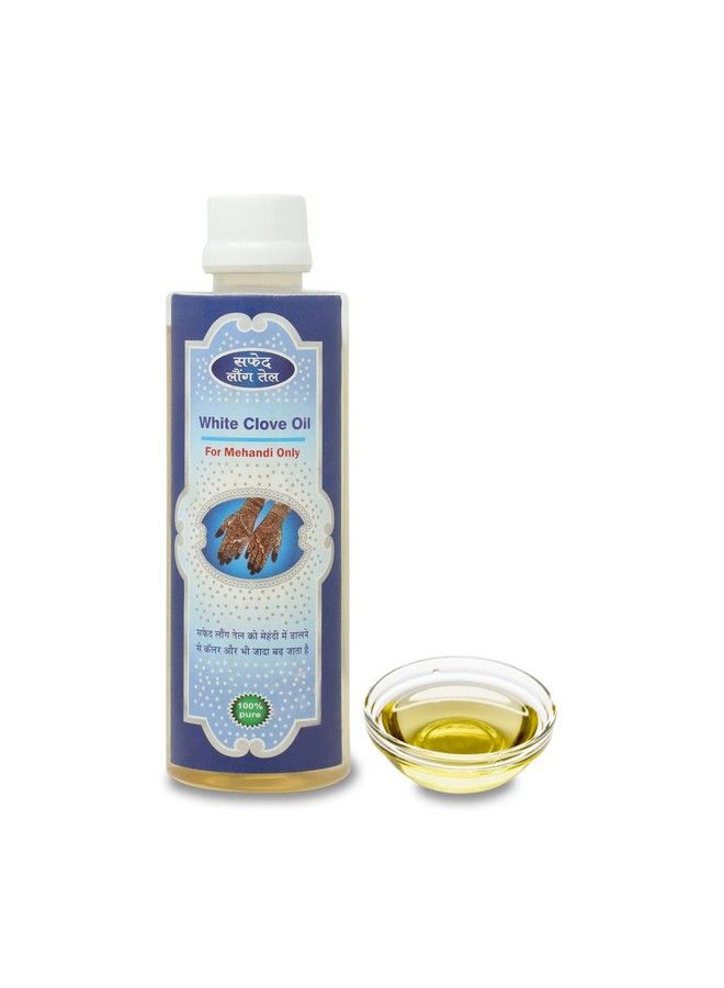 Afrin Henna Mahendi White Clove Oil For Making Mahendi Cones 200 Ml - Image 2