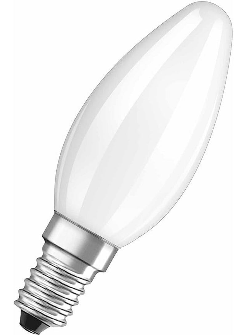 Osram LED Retrofit CLASSIC B / LED lamp, classic mini candle shape: E14, 4 W, 220…240 V, 40 W replacement, frosted, Warm White, 2700 K, Pack of 10 - Image 2