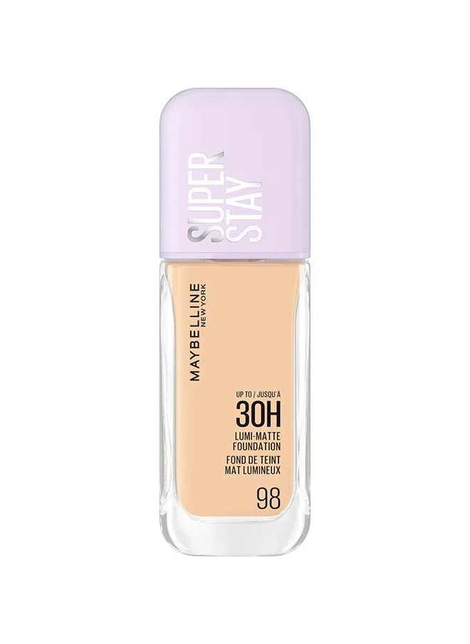 MAYBELLINE NEW YORK Maybelline New York, Super Stay Lumi-Matte Foundation, 30hr Longwear formula 98