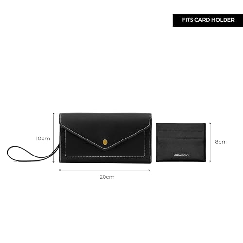 Miraggio Gemma Wallet for Woman with Snap Button Closure | Women Wallet | Gift Items for Women - Image 2