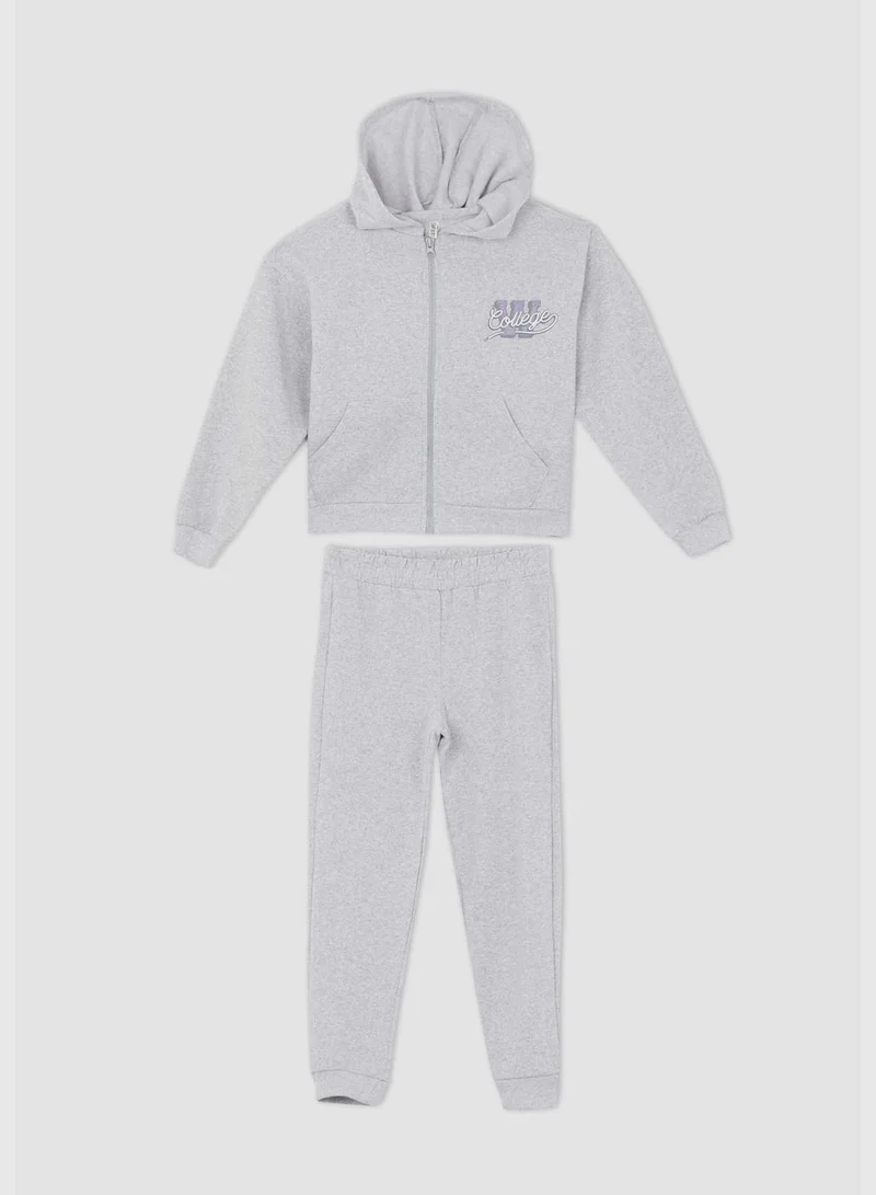 DeFacto 2 Pack Girl Knitted Set Hooded Long Sleeve Knitted set