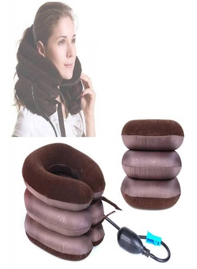 Comfortable air travel pillow for neck support - Image 1