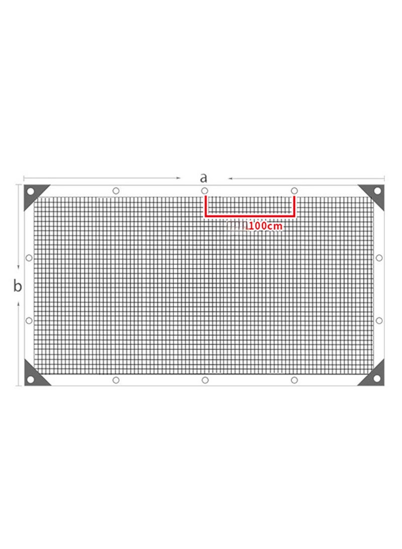 Generic Shade net 2x4m Awning Heavy Duty Commercial Shade Sail for Patio Grade Garden Backyard Rectangle Canopy, Waterproof UV Block Sunshade With Rope for Swimming Pool Patio Backyard Lawn Garden Outdoor Act  - Image 2