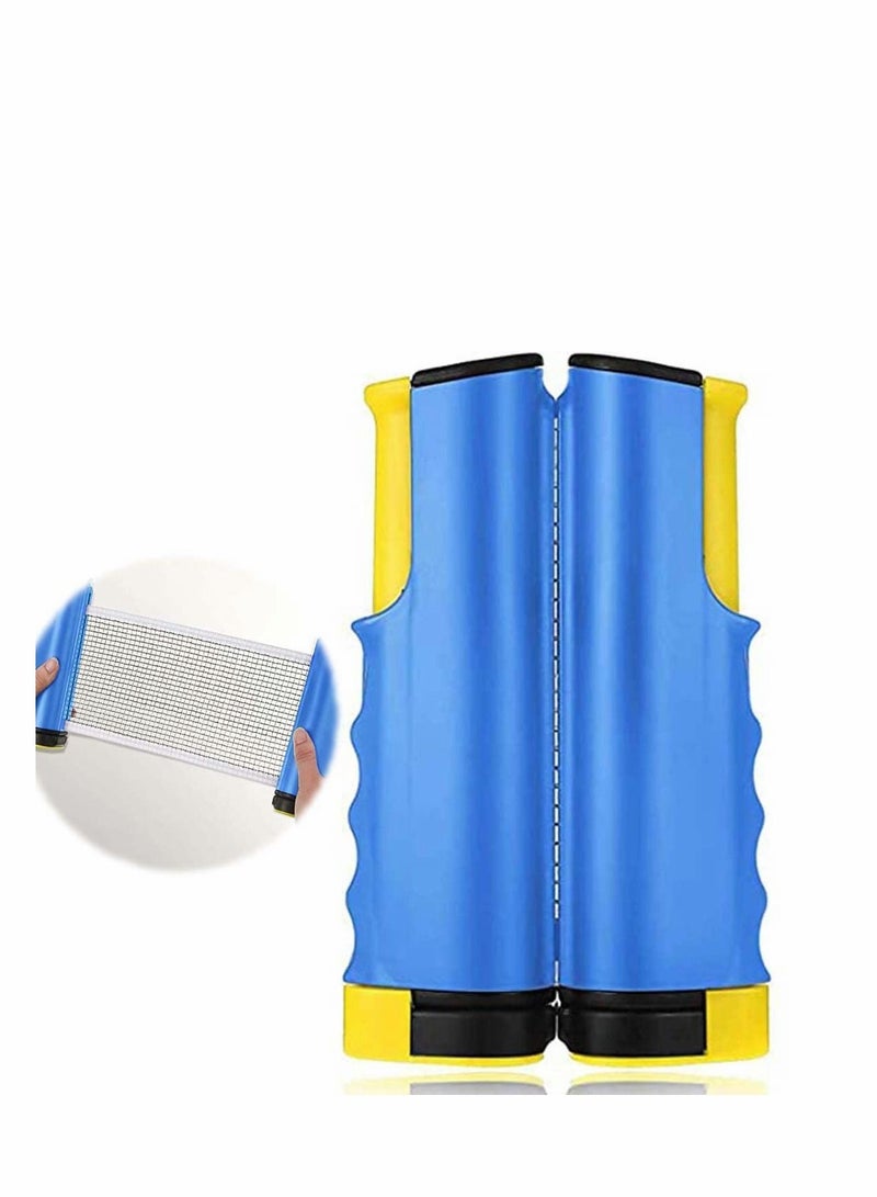 Y&D Retractable Table Tennis Net, Portable Telescopic Ping Pong Bracket for Any Adjustable Stand Post Indoor Outdoor Entertainment Accessories Office Desk Home Kitchen - Image 1