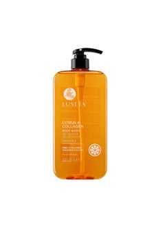 L LUSETA Luseta Citrus & Collagen Body Wash Nourishing & Refreshing Cleanser Enhances Skin Elasticity & Hydration Suitable for All Skin Types 33.8oz  - Image 1