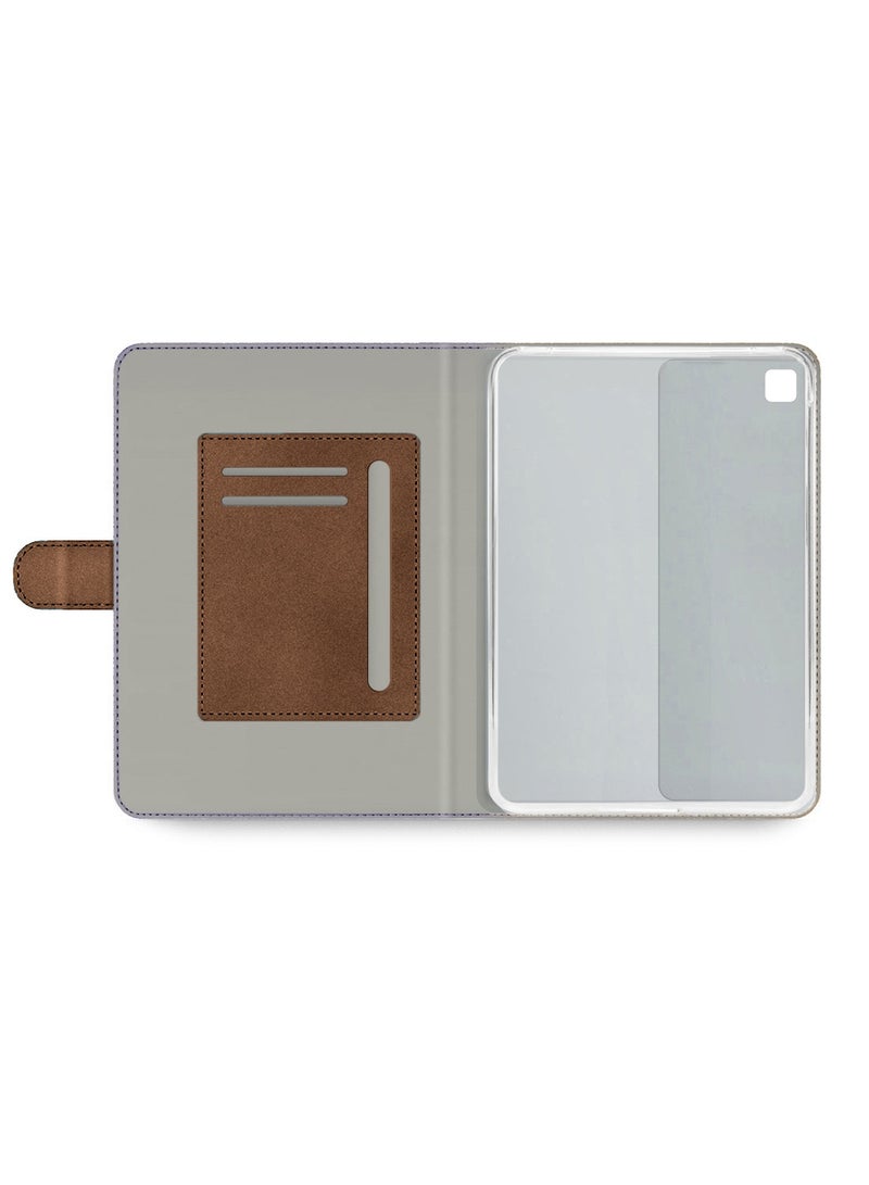 Wtech Honor Pad X8 10.1 Inch 2022 / Pad X8 Lite 9.7 Inch 2022 - ASN Love Series PU Leather Magnetic Closure Flip Case Cover - Dark Brown - Image 3