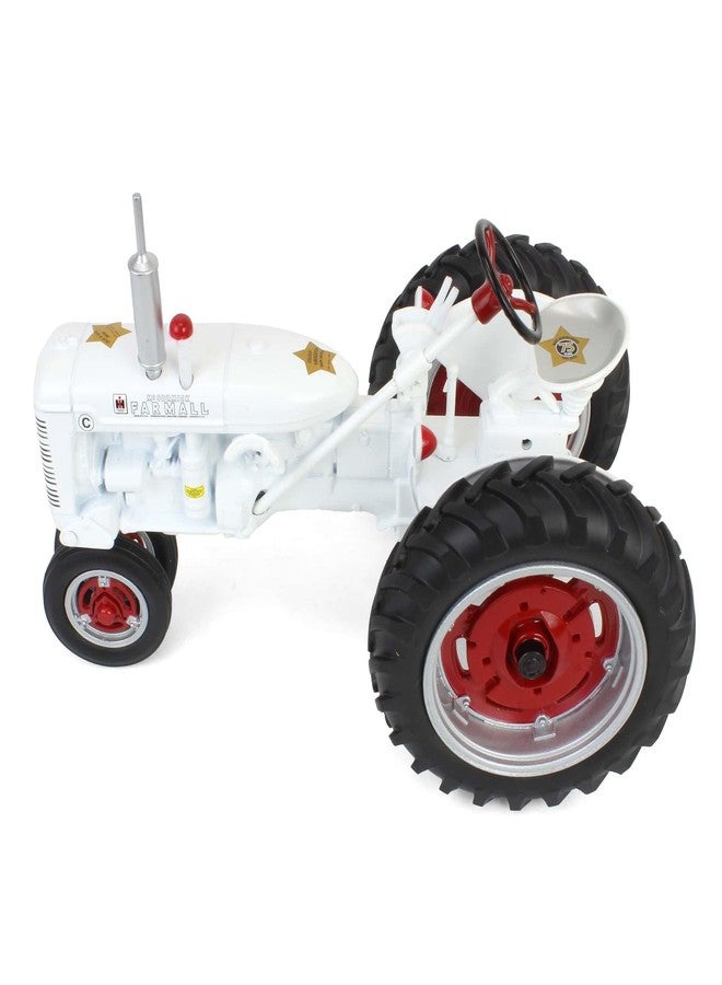 ERTL 1/16 Farmall C White Demonstrator Tractor, 75th Anniversary 44414 - Image 5