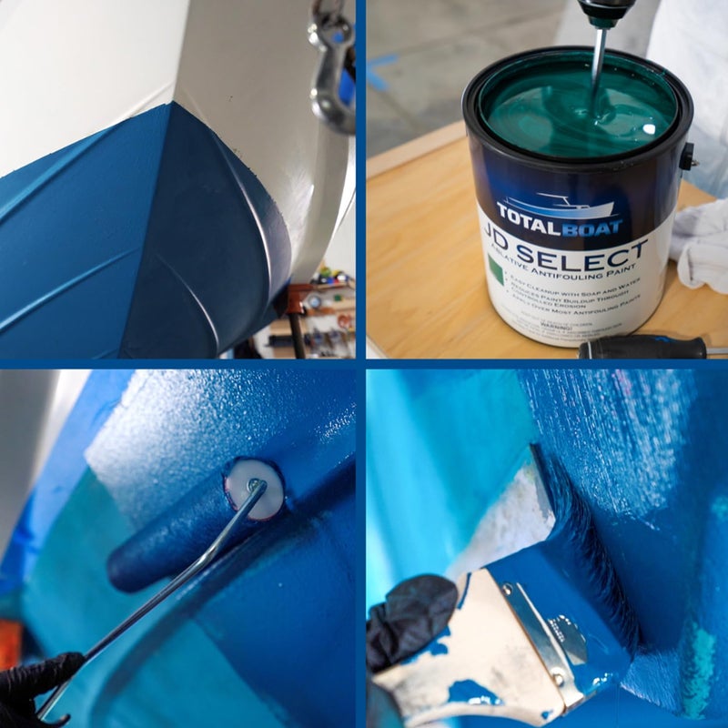 TotalBoat JD Select Ablative Antifouling Bottom Paint for Fiberglass, Wood and Steel Boats (Green), 1 Gallon - Image 2
