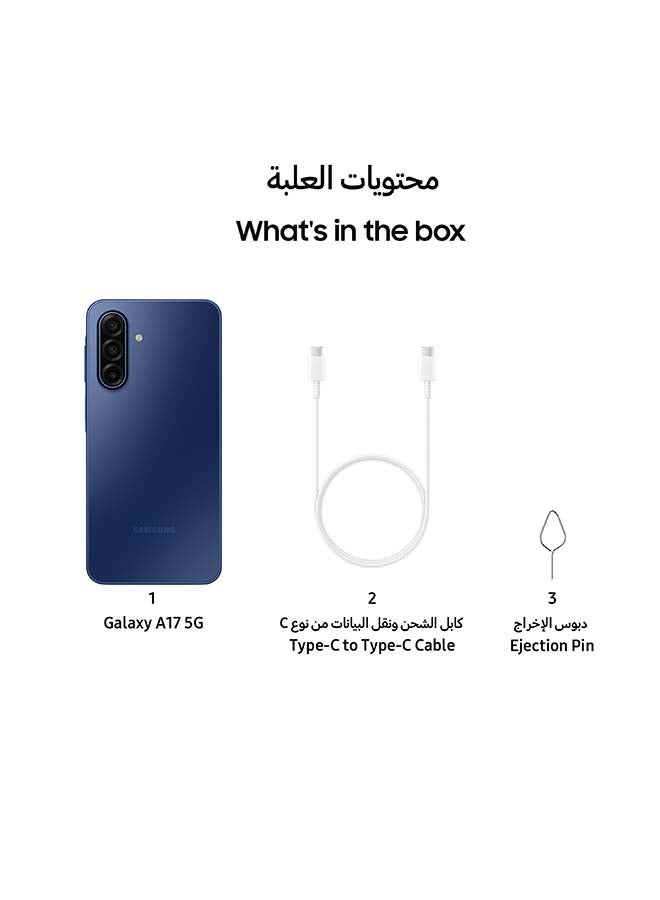 سامسونج جالاكسي A17 ثنائي الشريحة 5G أزرق 8GB 256GB - النسخة الدولية - Image 4