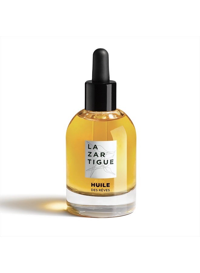 Lazartigue Huile Des Reves Nourishing Dry Hair Oil - Intensive Hydrating Treatment For Damaged Hair - Restorative Formula Infused With Healing Oils - Vegan, Silicone Free, Mineral Oil Free - 1.7 Oz - Image 1