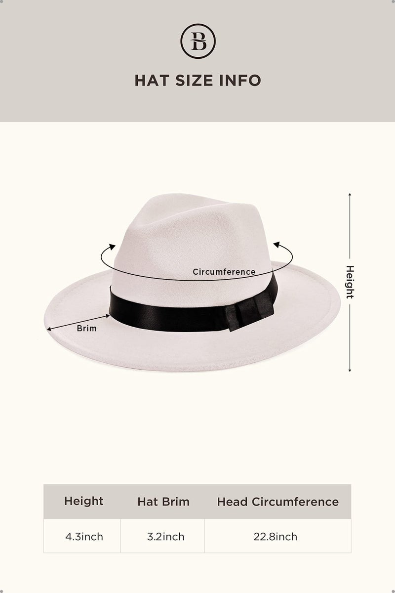 BABEYOND 1920s Gatsby Panama Fedora Hat Cap for Men Gatsby Hat for Men 1920s Mens Gatsby Costume Accessories White - Image 5