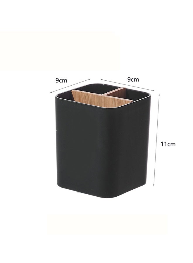 حامل فرشاة الأسنان للحمامات ، 3 فتحات فرشاة الأسنان وحامل معجون الأسنان الحمام منظم عداد فرشاة الأسنان الكهربائية ، خيط الأسنان ، حلاقات