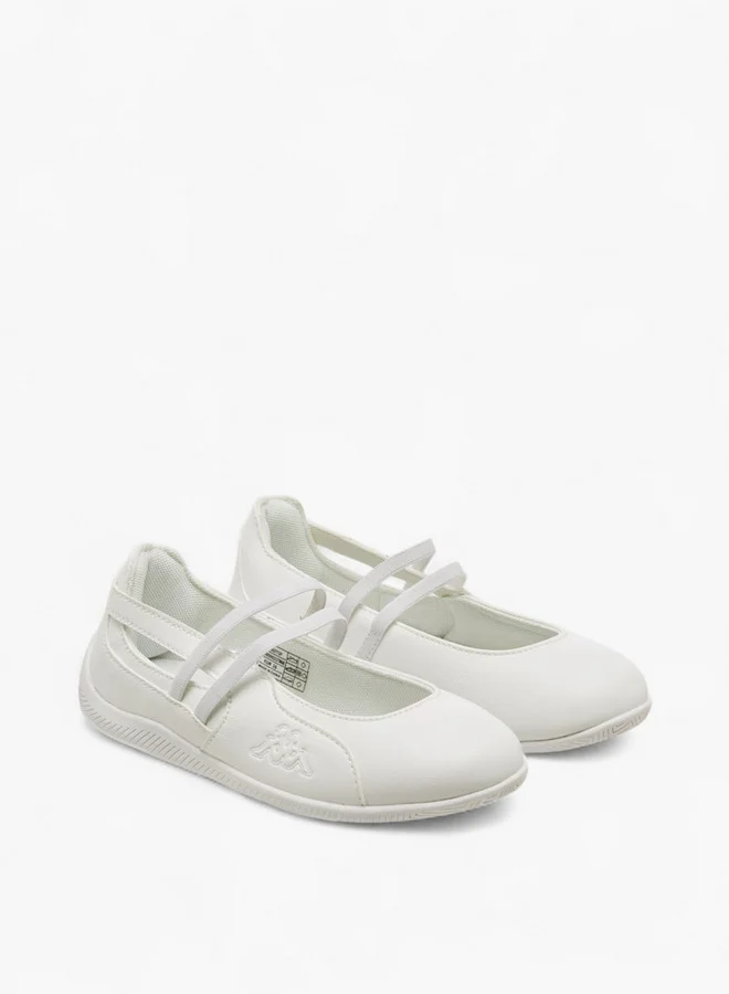 Kappa Girls' Solid School Shoes with Elasticated Strap