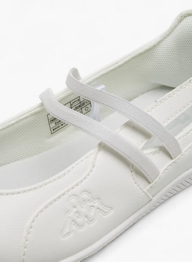 Kappa Girls' Solid School Shoes with Elasticated Strap