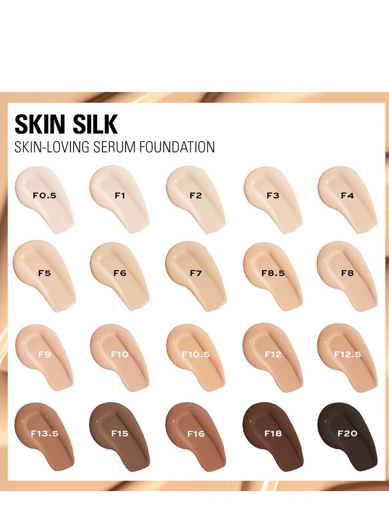 REVOLUTION Makeup Revolution Skin Silk Serum Foundation F7 - Image 3