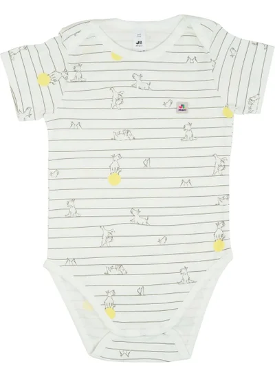 جرموري Mr.j Printed Short Sleeve Bodysuit