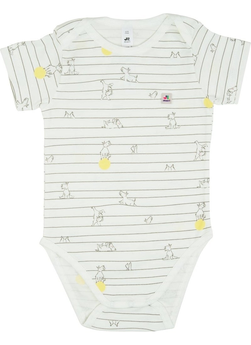 Jrmori Mr.j Printed Short Sleeve Bodysuit  - Image 1