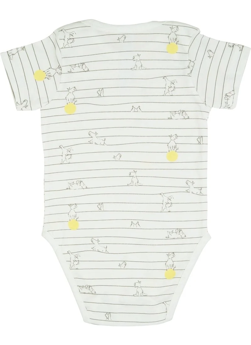 Jrmori Mr.j Printed Short Sleeve Bodysuit