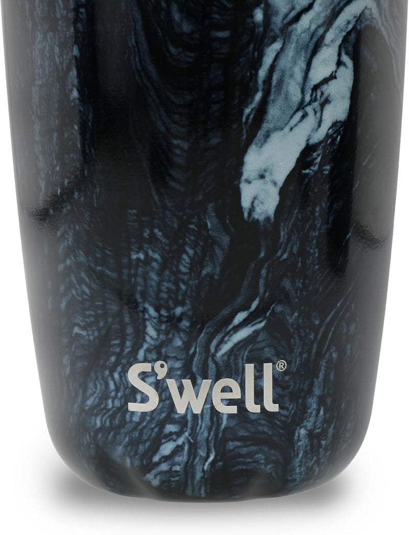 S'well Stainless Steel Tumbler with Slide-Open Lid, 18oz, Azurite Marble, Triple Layered Vacuum Insulated Containers Keeps Drinks Cold for 12 Hours and Hot for 4, BPA Free - Image 4