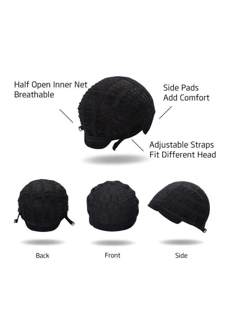 كابتن تيك 5pcs Set, 70s 80s Disco Wig with Mustache Glasses and Chain, Short Brown Men's Mullet Wig for 60s Singer Rocker Hippies Costume Cosplay Party - Image 5