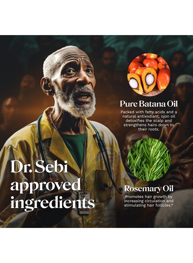 CANAMIN Batana Oil, with Rosemary for Hair Growth, 100% Organic Batana Oil from Honduras, Enhances Hair & Skin Radiance Nourishment, Reduce Hair Loss & Detox Your Scalp 30ml - Image 4