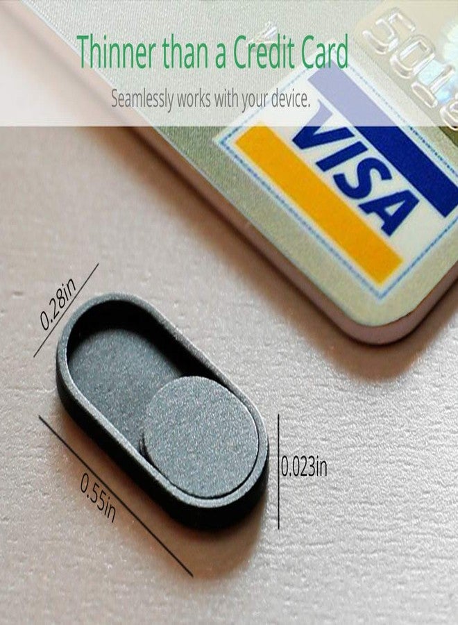 CloudValley Webcam Cover Slide, 0.023in Camera Cover for Laptops, MacBook Pro, MacBook Air, iMac, iPad, PC/Computer, Tablets, Ultra-Thin Web Blocker Protecting Your Privacy [4-Pack] - Image 3