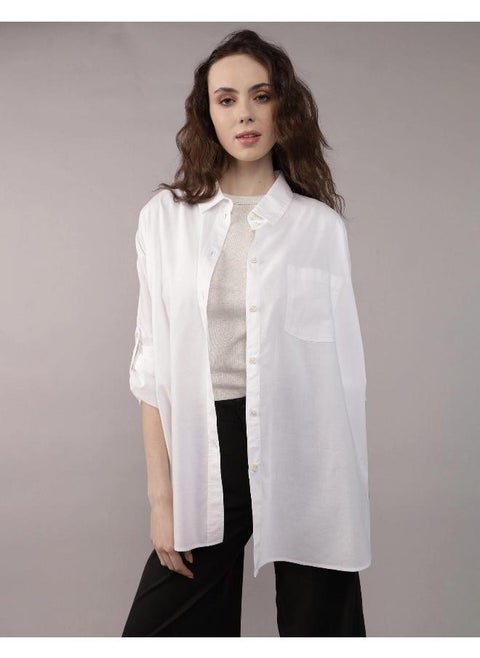 AE Long-Sleeve Button-Up Shirt