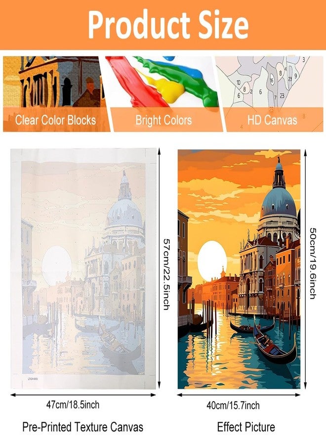 TREXEE Acrylic Oil DIY Paint by Number Kit For Adults & Kids Beginners Diy Canvas Oil Painting Art Craft Wall Home Decor Gift Oil Paint Craft Kit With Tools,Pigments, Multicolor (50X40 CM)(without frame) - Image 4