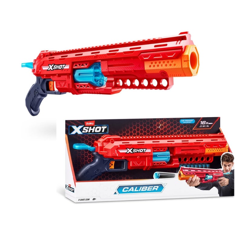 Zuru - X-Shot Caliber Blaster 16 Foam Bullets - 36270 - Image 1