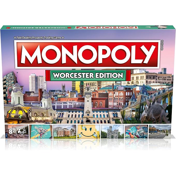 Top Trumps Monopoly Board Game Worcester Edition: 2-6 Players Family Board Games for Kids and Adults, Board Games for Kids 8 and up, for Kids and Adults, Ideal for Game Night - Image 2