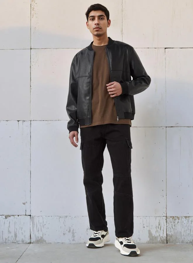 لي كوبر جاكيت بومبر رجالي لي كوبر بسحاب