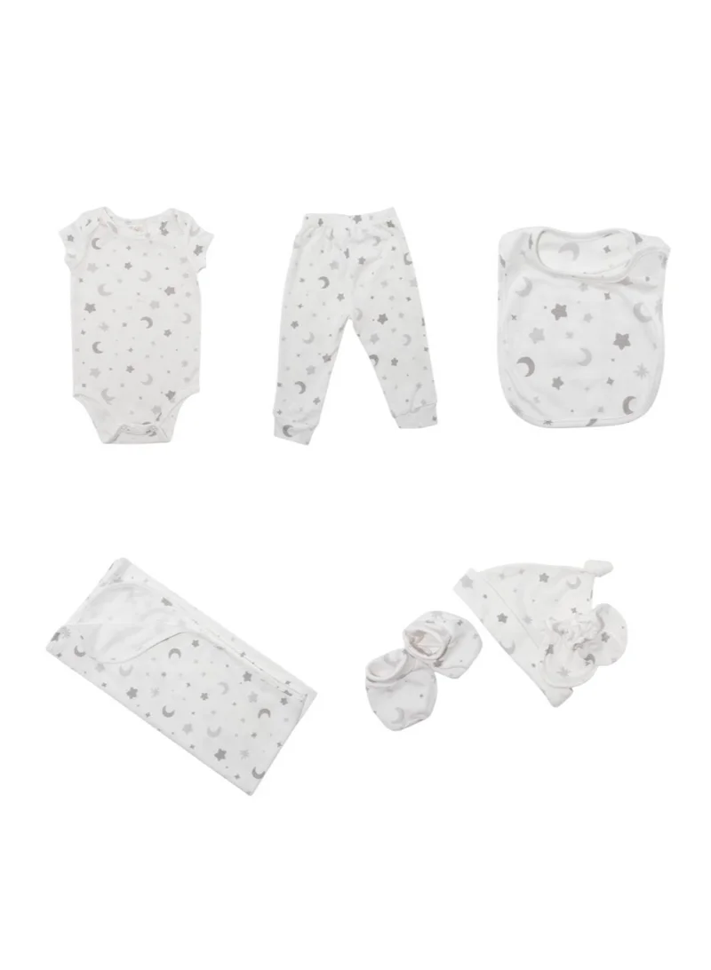 Bambimici Bambimici -  Welcome Home Baby Set for Baby Box of 7 - White
