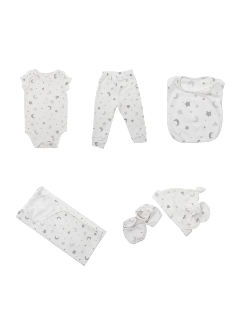 Bambimici Bambimici -  Welcome Home Baby Set for Baby Box of 7 - White