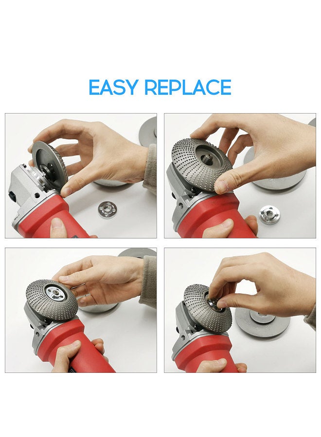 Sanding Carving Woodworking Angle Grinding Wheel  Rotary Tool Abrasive Disc For Angle Grinder Tungsten Carbide Coating Bore Shaping  - Image 3