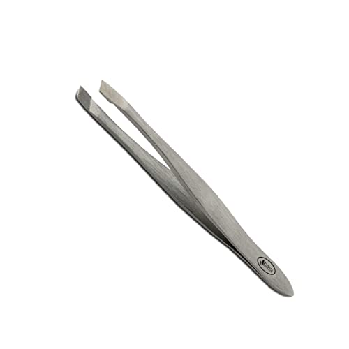 Greta Slant Tip Tweezer & Scissor, Precision for Moustache Beard Eyebrow Nose Hair Trimming & Scissor for Upper Lip Eyebrows - Image 2