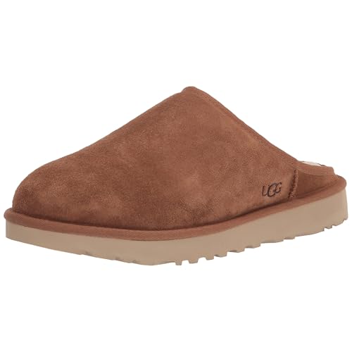 UGG Men's Classic Slip-On Slipper, Chestnut, 11 - Image 1