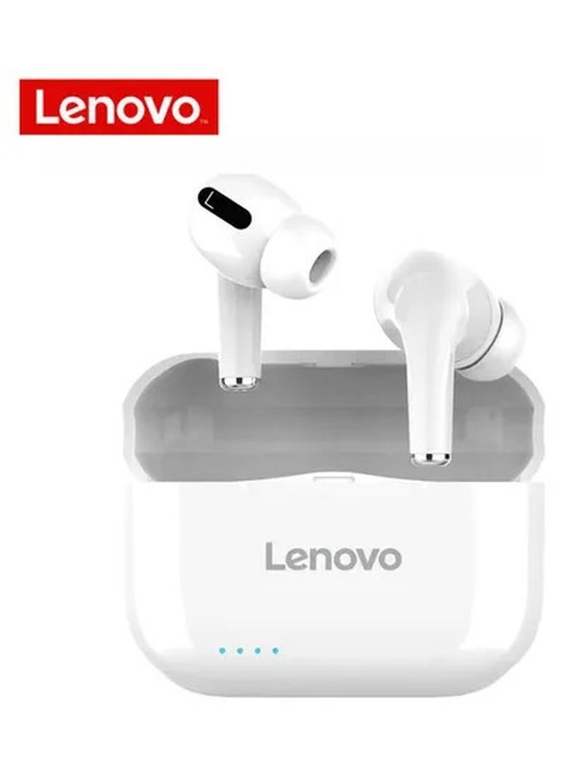 Lenovie - LivePods True WireLess Bluetooth Headset White - Image 1