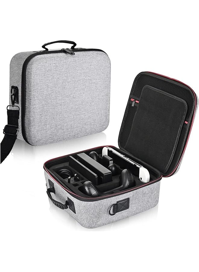 Aputue Switch Portable Case Portable Bag Compatible With Nintendo Switch Storage Box With Easy To Clean Large Nintendo Switch Portable Storage Case For Switch Console Console And All Accessories - Image 1