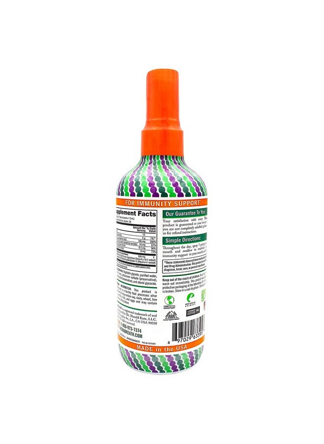 TheraBreath - Immunity Support Doctor Formulated Oral Spray Supplement Elderberry Lemonade 10 Ounce - Image 1